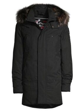 Moose Knuckles Manitoba Guitar Lake Fox Fur-Trim Down Parka